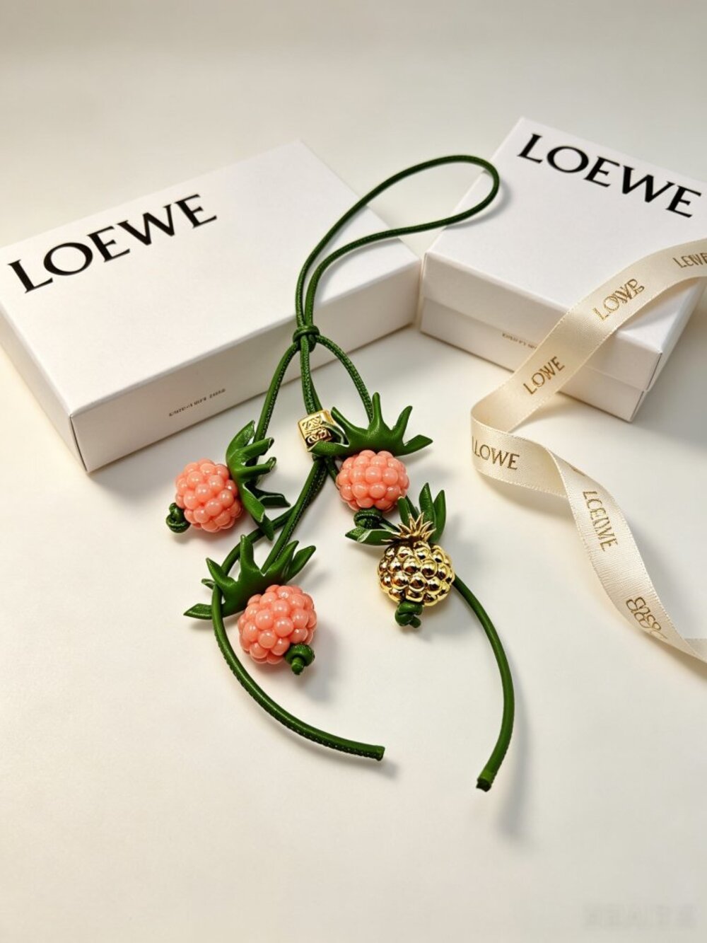 Loewe Raspberry Bag Charm - Picture 5 of 8